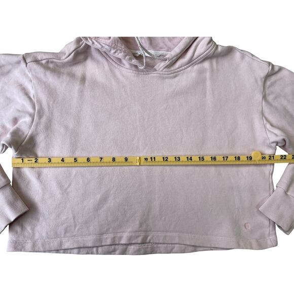 Tavi Noir Semi Cropped Blush Pink Hoodie Athleisure Loungewear Sporty Chic Small - Picture 5 of 10